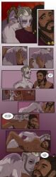 anal_fingering ass beard buukkin comic comic_page dark-skinned_male dark_skin dreadlocks english_text erection gay grey_skin grey_skin king_harrow kissing long_hair_male male_only muscular_male nude_male penis pubic_hair testicles the_dragon_prince viren_(the_dragon_prince) yaoi