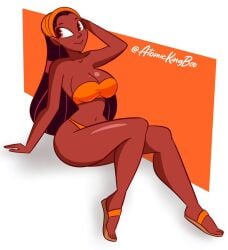 1girls artist_name atomickingboo big_ass big_breasts breasts dark-skinned_female dark_skin female female_focus hair hips large_breasts melanin original original_character shaylynn_summer thick thick_legs thick_thighs voluptuous wide_hips