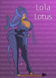 1girls big_ass big_breasts big_lips bimbo dat_ass feet gynoid huge_breasts lotus_(warframe) lurkergg solo_female tall_female thick_ass thick_lips thick_thighs warframe