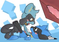 alec_the_riolu anal anal_sex doggy_style duo feral from_behind_position genitals hugo_the_riolu hugoriolu male male/male nintendo penetration penile penile_penetration penis penis_in_ass pokémon_(species) pokemon riolu sex video_games