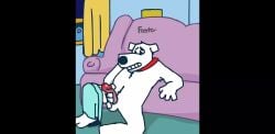 2d animated anthro brian_griffin canid cum cum_on_penis cumshot family_guy fur furry genital_fluids humanoid_penis inside masturbation mp4 sitting solo solo_male sound spread_legs squelching tagme video white_fur