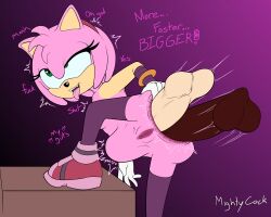 2019 absurd_res ahegao amy_rose amy_rose_(boom) anal anal_sex anthro anthro_penetrated anus balls clothing dialogue disembodied_penis double_anal double_penetration english_text erection eulipotyphlan eye_roll female female_focus female_penetrated footwear fucked_silly genitals group group_sex hedgehog hi_res human_on_anthro large_insertion looking_pleasured male male/female male_human/female_anthro male_on_anthro male_penetrating male_penetrating_female mammal mightycock mostly_nude penetration penile penile_penetration penis penis_in_ass pussy ridiculous_fit sega sex shoes solo_focus sonic_(series) sonic_boom stomach_bulge stretched_anus text threesome tongue tongue_out trio unseen_male_face