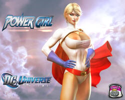 1girls 3d 3d_(artwork) bizarro_souperman dc dc_comics dc_universe_online female female_only kara_zor-l karen_starr power_girl solo superheroine tagme uncensored