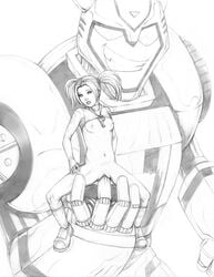 black_and_white bumblebee bumblebee_(transformers) clothing sari_sumdac straight transformers transformers_animated wicka