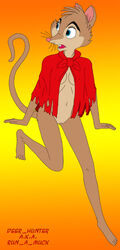 anthro bottomless brown_fur female female_only front_view mrs._brisby secret_of_nimh solo tagme