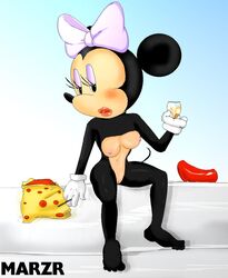 alternate_breast_size disney marzr minnie_mouse nipples pussy tagme