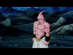 animated animation chichi dragon_ball dragon_ball_z edit female gif majin_buu male super_buu