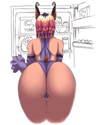 ass_focus big_ass cat_ears creampieart1 floppa kemono original original_character tan_skin x4th