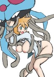 1girls aged_up anal aqua_eyes ass bangs blush breasts breasts_out bubble_butt clothed clothed_sex clothing competition_swimsuit creatures_(company) double_penetration female female_on_feral feral feral_on_female feral_on_human from_behind game_freak gen_1_pokemon green_eyes gym_leader hair_between_eyes highres huge_breasts human_on_feral interspecies jacket kasumi_(pokemon) knees_together_feet_apart legs light-skinned_female light_skin long_sleeves looking_to_the_side misty_(pokemon) misty_(pokemon_hgss) nintendo nipples nivi one-piece_swimsuit open_clothes open_jacket open_mouth orange_hair penetration poke_ball pokemon pokemon_(game) pokemon_(species) pokemon_hgss pokephilia rape restrained sex short_hair simple_background standing swimsuit tentacle tentacle_between_breasts tentacruel tomboy vaginal_penetration white_background wide_eyed wide_hips zoophilia