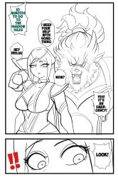 1girls comic female irelia_xan league_of_legends male/female rengar simp_devil tagme