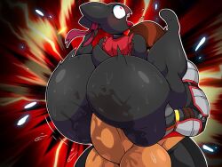 1boy 1boy1girl batt_the_bat big_ass big_dom_small_sub big_legs black_fur carrying female forced huge_ass huge_balls huge_butt huge_cock hyper_ass hyper_butt hyper_penis male/female moaning mostly_clothed omega_(omegabrawl) omegabrawl pounding rape shocked thick_thighs