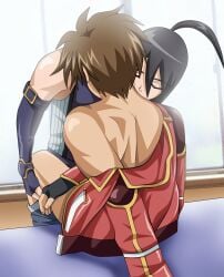 bakugan bakugan_new_vestroia dan_kuso gay neck_kiss shun_kazami table ugly vysehrn yaoi