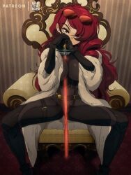 mitsuru kirijo from megami tensei by bluethebone