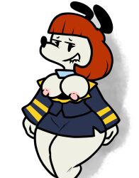 anthro big_breasts breasts disney erica_(mickey_mouse_shorts) female lewdewott mickey_mouse_shorts tagme