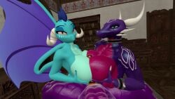 3d animated anthro boobjob breast_hold breast_press breast_squeeze crossover cum cum_in_mouth cumshot cynder difference double_titfuck dragon dragon696 dragon_penis friendship_is_magic kissing legend_of_spyro my_little_pony no_sound penis princess_ember_(mlp) sex spyro tagme the_legend_of_spyro video