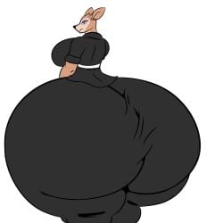 anthro ass big_ass big_breasts big_butt bubble_butt colossal_ass enormous_ass female female_only gigantic_ass huge_ass hyper_ass large_ass massive_ass muffyhecc tagme thick_thighs voluptuous wide_hips