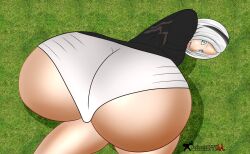 ass ass_focus big_ass big_butt female nier nier:_automata yorha_2b