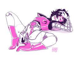 cuntboy cuntboy_only dildo intersex masturbation mettaton mettaton_ex solo squishabdomen_(artist) uncensored undertale