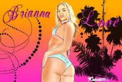 ass big_ass big_butt blonde_hair brianna_love_(porn_star) porn_star pornstar_fanart