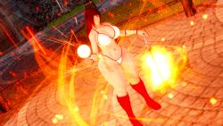 1girls 3d abs alternate_breast_size amazon big_ass big_breasts bikini bikini_armor brown_hair faubek female fire fit fit_female g-string golden_axe honey_select huge_ass huge_breasts long_boots long_hair magic plump posing sega solo solo_female sword tagme tyris_flare warrior weapon wide_hips