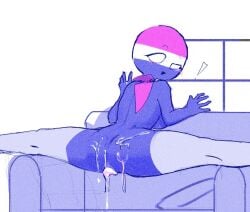 after_anal after_sex after_vaginal anthro anus blush breasts countryhumans countryhumans_girl cum cum_in_ass cum_in_pussy cum_inside cum_on_ass cum_on_body netherlands_(countryhumans) oceanic_pallete tagme thighhighs