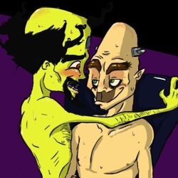 2boys anal crash_(series) doctor_neo_cortex gay gay_sex jayson_alexander_oscura lowres male male_only neo_cortex nitrus_brio penis video_games yaoi