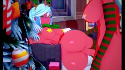 1_horn 1futa 1girls 3d animated ass blue_hair christmas christmas_outfit christmas_tree demon_girl female futa_on_female futanari glasses haircurlies incest kneesocks_daemon koikatsu large_ass large_breasts loop miscsfmporn mostly_nude mp4 nude nude_female nude_futanari panty_&_stocking_with_garterbelt pasties red_skin scanty_daemon sex siblings sisters sound star_pasties stockings striped_stockings tagme thick_ass thick_thighs vaginal vaginal_penetration vaginal_sex video voluptuous