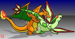 charizard dragon_soul_e flygon nintendo pokemon pokemon_(species)