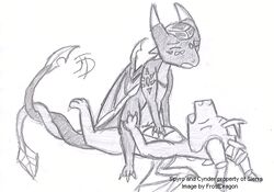 cynder dragon female feral feral_on_feral male mythological_creature mythological_scalie mythology scalie spyro spyro_the_dragon tagme