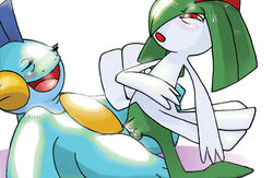 fortune_fox kirlia marshtomp nintendo pokemon pokemon_(species) pokemon_rse