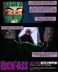 cheeba comic dave_lizewski erection hit-girl kick-ass marvel masturbation mindy_macready penis straight_hair