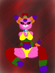 1girls agusfox furry llama pink_body scp-956 scp_foundation tagme