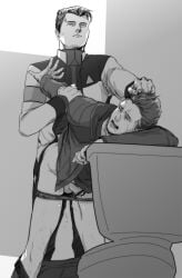 bathroom boy_rape crying detroit:_become_human drooling from_behind gavin_reed gay male male_rape_victim penis rape rk900 toilet yaoi