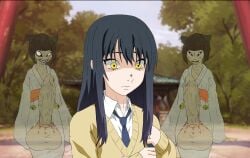yotsuya miko from mieruko-chan by n0tnat