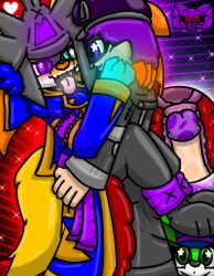 ) 1girls 2boys algodon clan_octo crossover delphox female fennekin furry game_freak inkling male oc original_character pokemon pokemon_(species) pokephilia roblox splatoon tagme