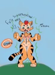 angry anthro female fisty_the_yrryf furry gender_transformation gtogta_(artist) yrryf