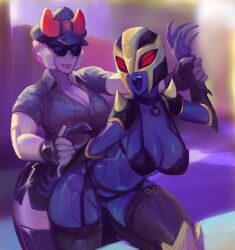 2girls 4_eyes alien alien_girl arrest athletic_female autobot big_breasts black_bra black_panties blackarachnia bra breasts busty crossgender decepticon female genderswap genderswap_(mtf) handcuffs panties partially_clothed police prowl_(transformers) purple_body red_eyes robot robot_girl robot_humanoid robotboob rule_63 sunglasses tinted_eyewear transformers transformers_animated yuri