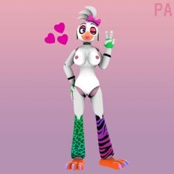 3d 3d_(artwork) accessory animatronic anthro avian bird chicken clothing coolioart digital_media_(artwork) female fingerless_gloves five_nights_at_freddy's five_nights_at_freddy's:_security_breach fnaf galliform gallus_(genus) genitals glamrock_chica_(coolioart) glamrock_chica_(fnaf) gloves hair_accessory hair_ribbon hairbow handwear heart hi_res kissy_face machine phasianid phoenix_adverdale pussy ribbons robot scottgames solo solo_focus source_filmmaker steel_wool_studios video_games