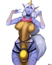 1futa animal_genitalia animal_penis athletic_futanari autopaizuri autopaizuri_under_clothes ball_bulge balls big_balls big_breasts big_bulge big_penis big_thighs blue_skin breasts casual_autopaizuri choker clothed clothed_futanari clothing cum curvy dickgirl double_v dress ejaculation erection erection_under_clothes fully_clothed futa_only futanari gloves happy horn horsecock huge_balls huge_cock huge_penis huge_testicles humanoid intersex large_breasts league_of_legends long_hair long_penis looking_at_viewer magnetus penis penis_outline pointy_ears ponytail precum precum_through_clothing purple_lipstick purple_nails purple_skin riot_games silver_hair smile smiling solo solo_futa soraka source_request standing testicles thick_penis thick_thighs tight_clothing v white_background white_hair wide_hips yellow_eyes