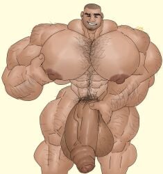 abs balls biceps bodybuilder flaccid gab_art hyper hyper_balls hyper_genitalia hyper_muscles hyper_penis hyper_testicles male male_focus male_only muscles muscular muscular_arms muscular_ass muscular_back muscular_legs muscular_male muscular_thighs nipples nude pecs penis solo solo_male testicles veins veiny_penis