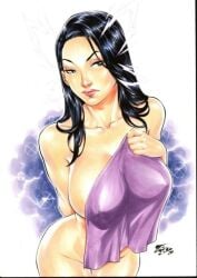 psylocke (kwannon) from marvel by ed benes studio