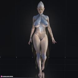 1girls 3d alien alien_girl elf_ears female female_only front_view grey_skin huge_breasts leotard looking_at_viewer mature mature_female milf nude nude_female pale_skin pointy_ears pupoc sci-fi science_fiction see-through see-through_clothing see-through_leotard slushe_(website) solo solo_female veiny veiny_legs white_skin wide_hips