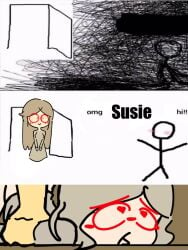 1boy1girl 1girls accurate_art_style big_ass big_breasts big_butt big_penis ghastlypann meme my_ghost_friend official_style omg_hi! susie_(dsand)