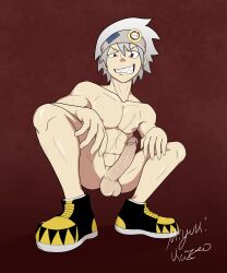 1boy male male_only penis shoes shoes_only solo_male soul_eater soul_eater_evans