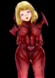 ass breasts carnage_(marvel) claws female kirisamecalhoun maribel_hearn marvel navel pussy symbiote thick_thighs touhou transformation