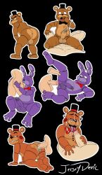 3boys anal_sex animatronic anus ass backsack balls bara barazoku bear big_balls big_butt blowjob bonnie_(fnaf) bunny cum cum_in_ass cum_in_mouth cum_on_face cumming ejaculate ejaculation erection five_nights_at_freddy's five_nights_at_freddy's_2 fnaf freddy_(fnaf) from_behind_position furry gay groupsex human human_on_anthro jerseydevil male/male/male male_anthro male_only mike_schmidt moaning night_guard night_guard_(fnaf) nude presenting_ass profanity rabbit robot security_guard sex sitting_on_penis spread_legs submissive_male tongue toy_freddy_(fnaf)