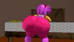 3d amy_rose animated anthro ass ass_shake big_ass couch female female_only huge_ass looking_at_viewer looking_back mobian_pimp_(game) praisebooty solo sonic_(series) sonic_the_hedgehog_(series) source_filmmaker tagme thick_thighs