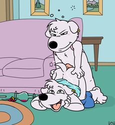 anthro dog family_guy gay jasper_(family_guy) male male_only nanimoose sex tagme toony