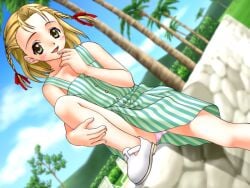 1girl 90s game_cg girlfriend joy_ride