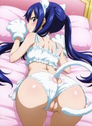 ai_generated ass beautiful breasts fairy_tail girl naked naked_female nude pussy seductive sexy sexy_body